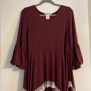 Burgandy tunic